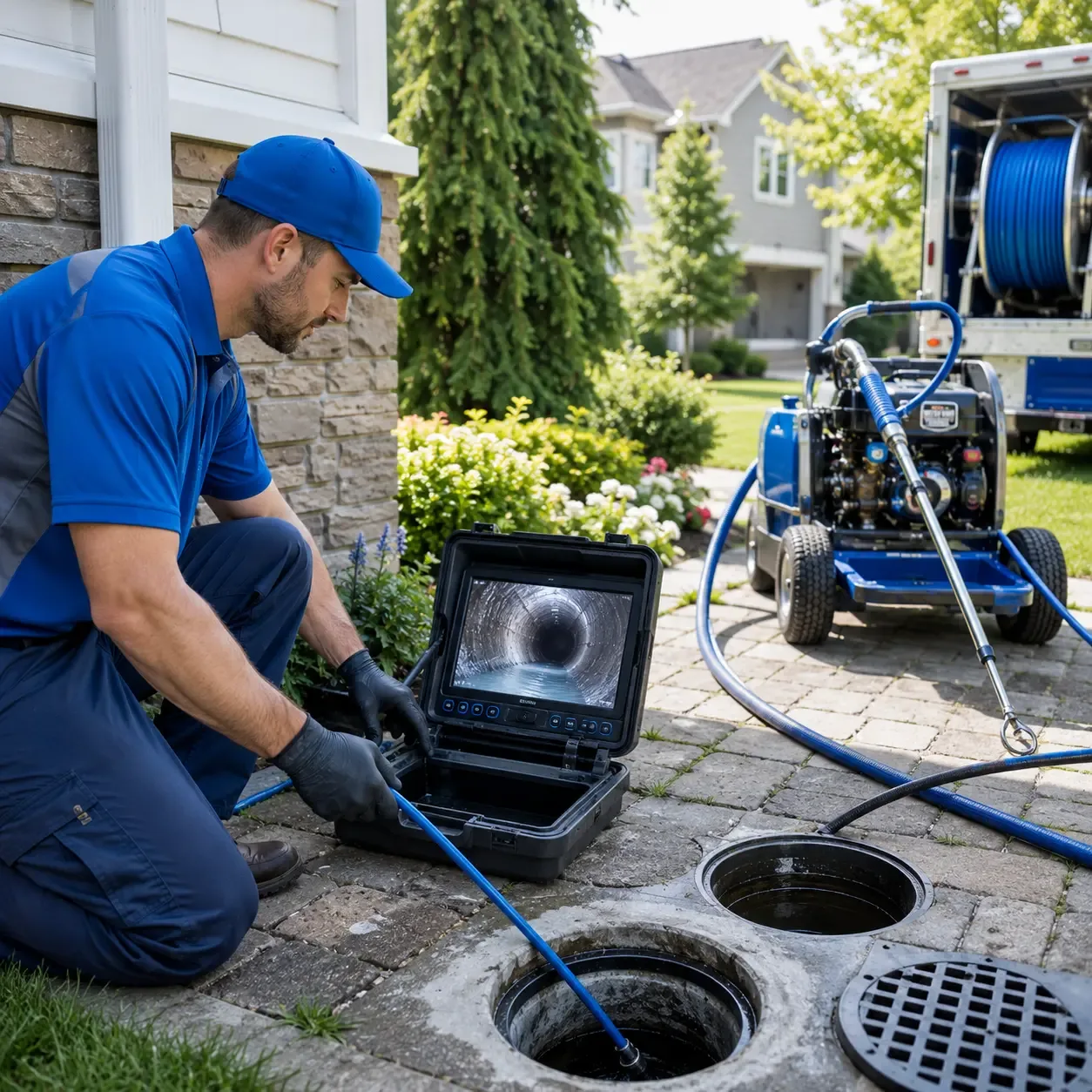 Outdoor drain cleaning professionals serving Peru, IN
